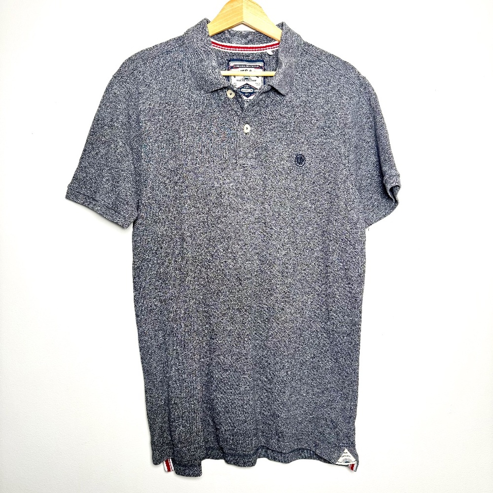 Fat Face Men’s Short Sleeve Organically Grown Cotton Polo Charcoal Gray Shirt M - Picture 2 of 12